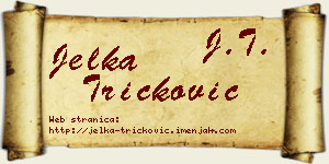 Jelka Tričković vizit kartica